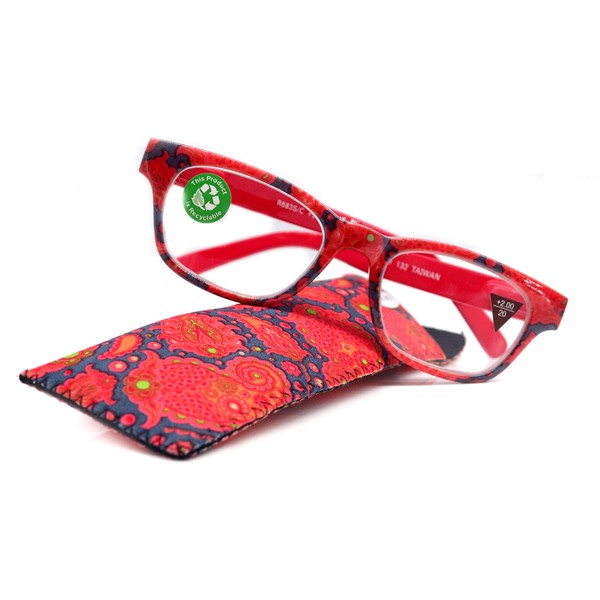 Persia, Premium Reading Glasses High End Readers +1.25.+1.75.+2.25. +3 Magnifying