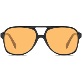 YDAOWKN Classic Vintage Aviator Sunglasses for Women Men Large Frame Retro 70s Sunglasses UV400