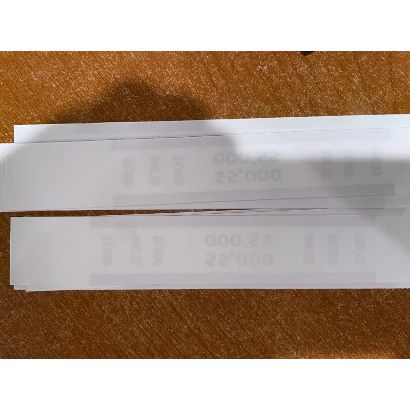 Pack of 50 $5000 Dollar Currency Straps Bill Wrappers Money