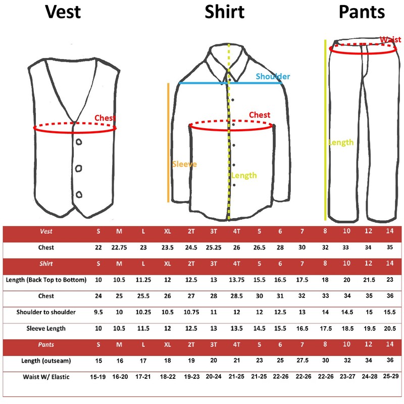 4pc Formal Baby Teens Boys Mustard Vest Bow Tie Black