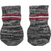 Trixie Anti-Slip Dog Socks, XS-S, Grey