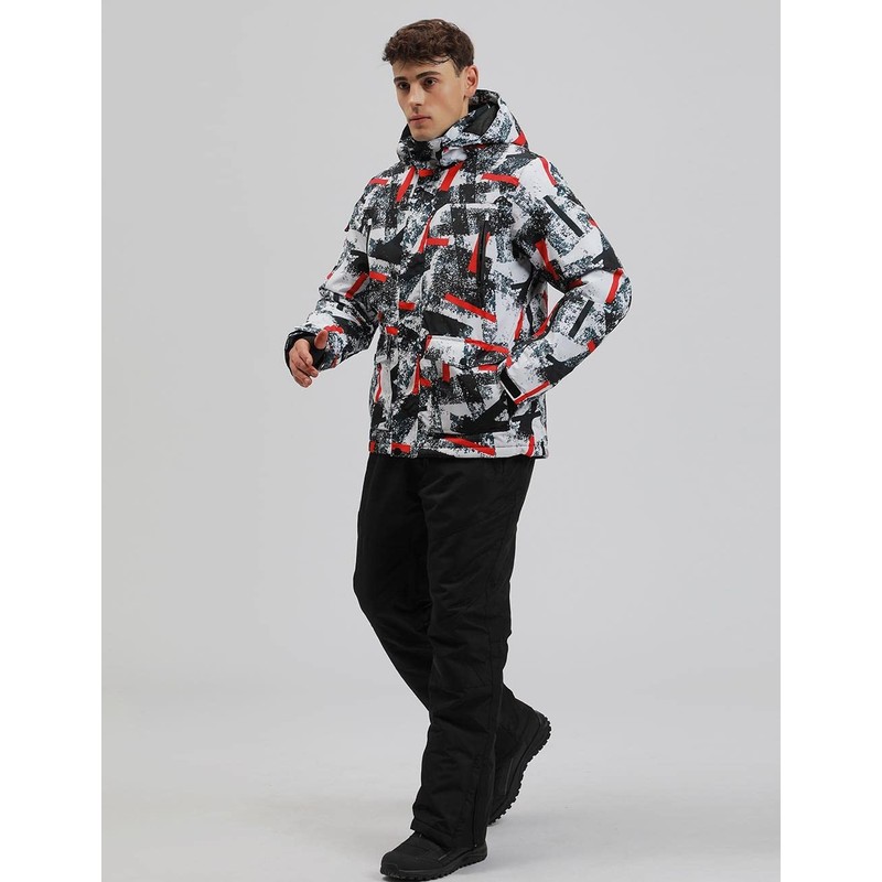 Men's Ski Suit Waterproof Snow Suits Two Piece Snowboard Jacket