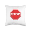 Stop Sign Throw Pillow