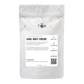 Tea Runners Earl Grey Creme Loose Leaf Black Tea – Classic Bergamot with Creamy Finish – 2oz