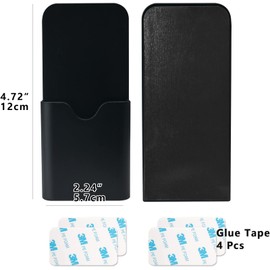 WAAYANG 2 Pcs Magnetic Marker Holder Wall Mount Marker Holder Caddy Magnetic Pencil Holder For Dry Erase Whiteboard, Fridge, Home Office School(Black