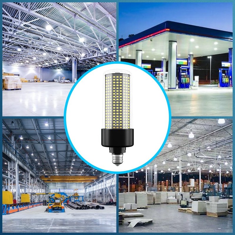 DuuToo 800W Equivalent E26 LED Corn Light Bulb 500Leds 12350Lumen