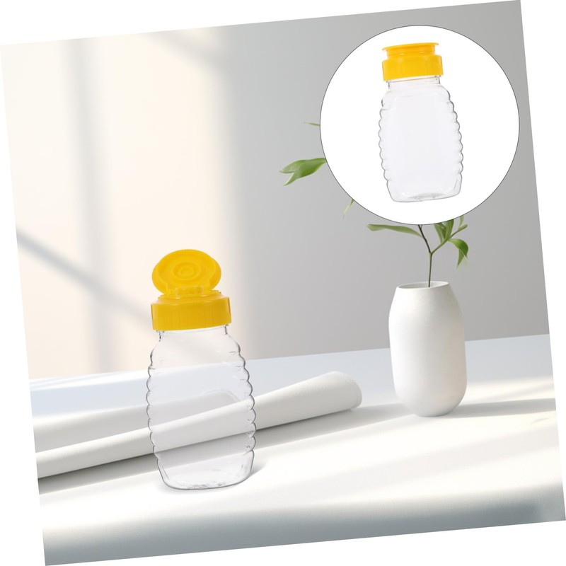 STOBAZA Refillable Honey Containers Pack Mini Honey Bottles Leakproof for