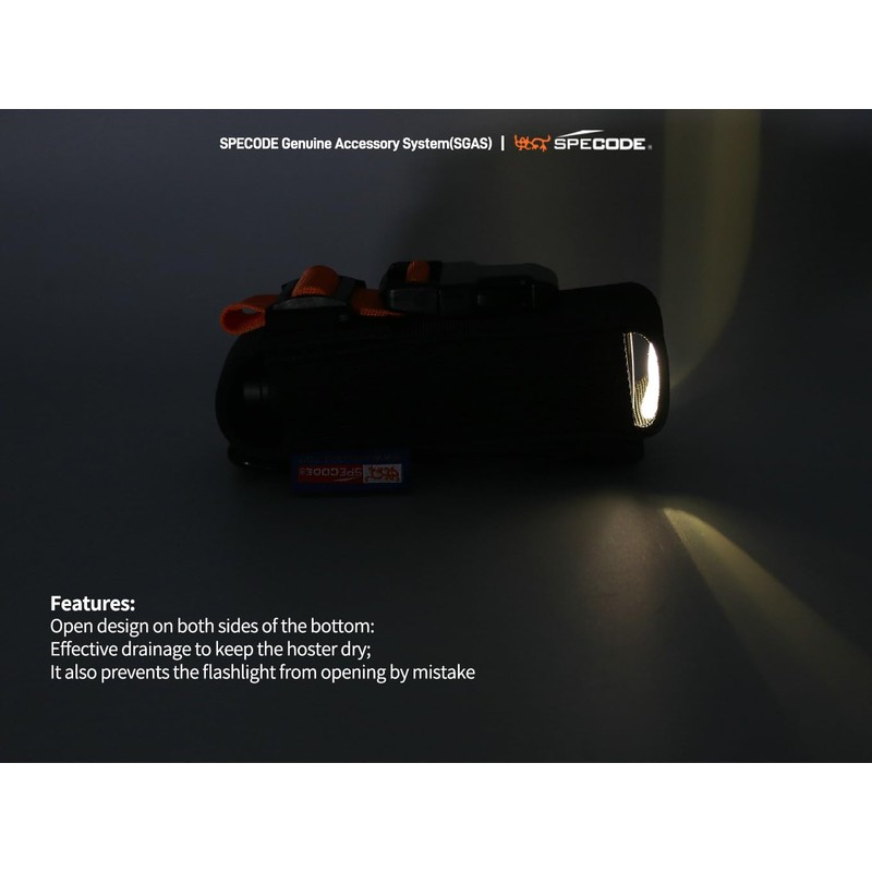 SPECODE Holster-Pro for Flashlight Case-HD25