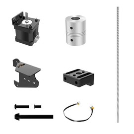 LONGER LK5 PRO Dual Z-Axis Upgrade Kit, Including Lead Screws, Metal Power Holder, and Stepper Motor, Suitable for LK5 PRO/LK5/LK1 3D Printer Upgrade kit