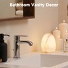 AUGE LIGHT Marble Touch Lamp, Cordless Rechargeable LED Night Light,