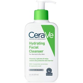 CeraVe Hydrating Cleanser - For Dry To Normal Skin - Net Wt. 8 FL OZ (237 mL)