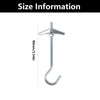 JFGDVW 2 Pcs Ceiling Hooks for Hanging Plants, Stainless Steel