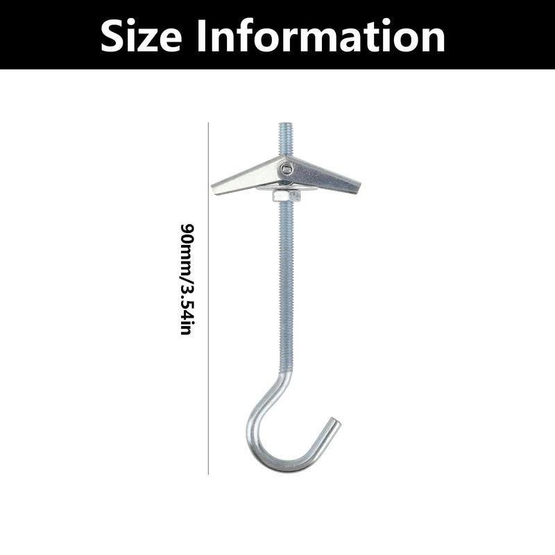 JFGDVW 2 Pcs Ceiling Hooks for Hanging Plants, Stainless Steel