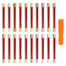 XLWJBES Wood Filler Sticks, 20 Light Series Wood Putty Filler Furniture Repair Kit for Seamlessly Repairing Scratches, Dents, Cracks and Holes in Floors, Cabinets and Cutting Boards