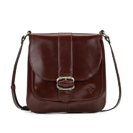 Patricia Nash Roana Belted Crossbody, Vintage Vegetable Tanned Leather