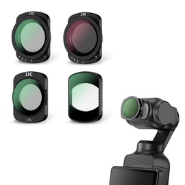 JJC Magnetic Variable ND CPL Black Mist 1/4 Filter for DJI Osmo Pocket 3, ND2-32 ND64-1000 1-5 6-10 Aperture Neutral Density Adjustable Fader Neutral Density Filter with Cleaning Cloth and Filter