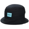 HUGO Square Logo Bucket Hat Black Pepper