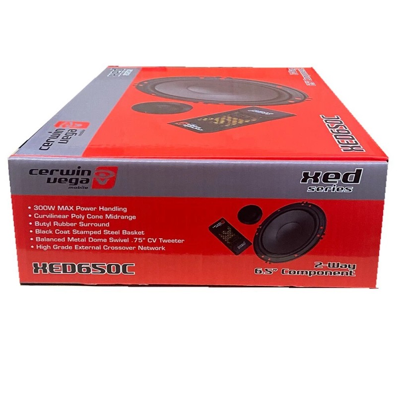 Cerwin Vega 6.5" Front/Rear Component & Coax Speakers For 2011-2020