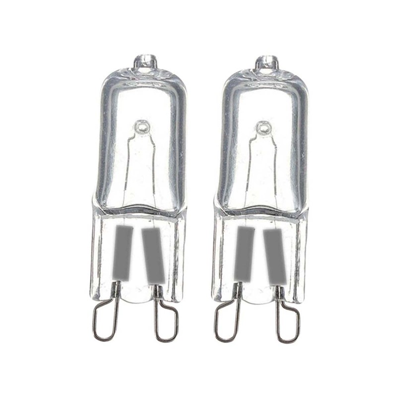 A2ZWORLD 2 Pezzi Lampadine Alogena G9 Dimmerabile, Bianco Caldo 2800K,
