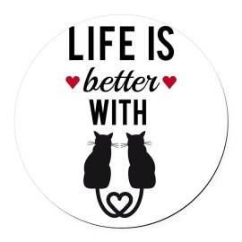 Fashion Jewelry LOVE CATS QUOTE Pendant Charm GERMAN Silver 20" Necklace Mom Dad Men Women Gift