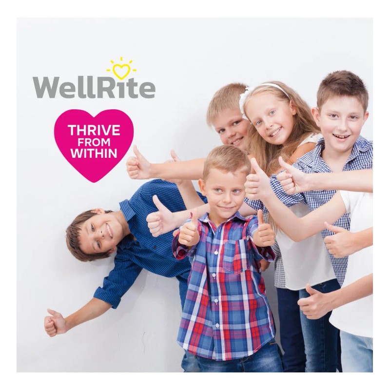 Wellrite Vitaminas Niños Multivitaminas 60 Gomitas Veganas