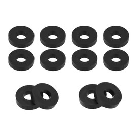 Tinoaly 12pcs No.3 Fuel Cap Seals for Coleman 220, Premium Fluorine Rubber Lanterns and Stoves Fuel Caps Oil and High Temperature Resistant Practical Replacement Accessories(Black)
