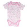 Organic Cotton Summer Baby Onesie - Blush Wings Pink, 3-6