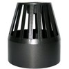 FLOPLAST 110mm Ring Seal Vent Terminal - Black
