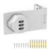 BiceNoning 90 Degree 3-Digit Combination Cabinet Lock, Zinc Alloy Keyless