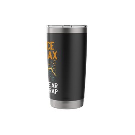 Practice Safe Sax Always Wear A Neck Strap Saxophone Stainless Steel Insulated Tumbler