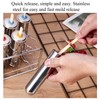 10Pcs Stainless Steel Popsicle Molds and Rack Ice Cream Popsicle