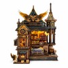 462-Piece DIY Owl Post Office Miniature House Kit – Wooden