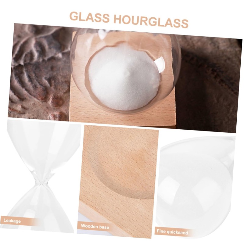 CIYODO Transparent Glass Timer Sand Clock for Home Decor Design