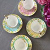 Aynsley Daisy Corset Fine Bone China Teacup and Saucer Set