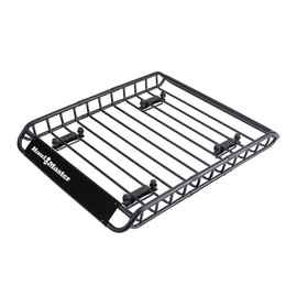 Roof Mounted Steel Cargo Storage Carrier 150 Lb. Capacity Adds 10 Square Feet of Storage