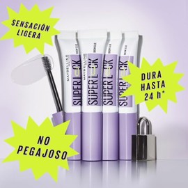 Maybelline Gel para cejas transparente SuperLock, 7ml - Cejas laminadas hasta por 24H, a prueba de sudor y transferencias, sin sensación pegajosa, sin grumos