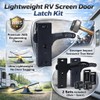 Ycsxcs 2-Pack RV Screen Door Latch with Handle (Right Hand),