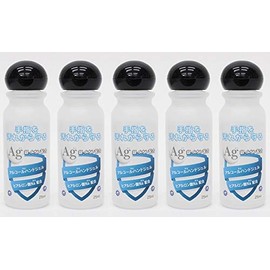 Hiro Corporation Ag Silver Ion Alcohol Hand Gel, 0.8 fl oz (25 ml) x 5 Piece Set