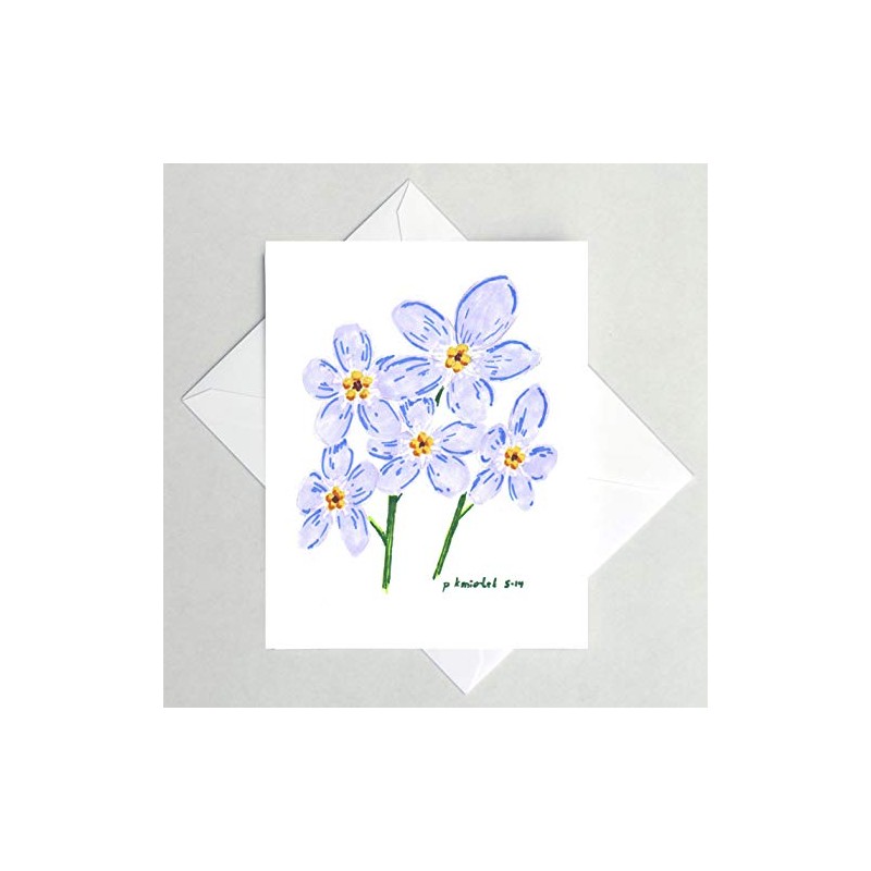 Forget-Me-Not Note Card
