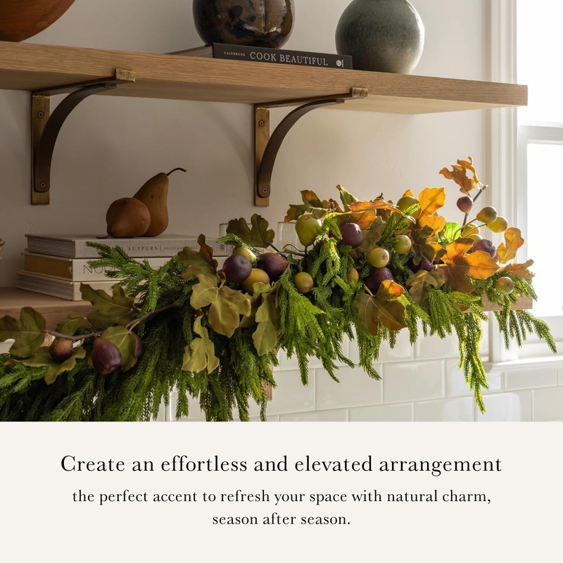 Afloral Faux Pear Fruit Branch - 39"