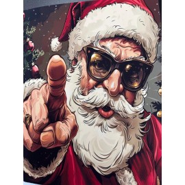 Circle B 8 PACK CHRISTMAS CARDS HOLIDAY GREETING CARDS 5.5X4.25" Santa Claus, Snowman  #1