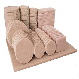 Furniture Pads 240 Pieces, A Large Collection of Felt Pad Furniture Feet in Different Sizes to Meet Different Needs. Reduce Noise and Protect Your Hardwood and Laminate Floors!