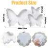 Butterfly Silicone Mold, 3 Sizes Flexible Butterfly Resin Molds, Effortless