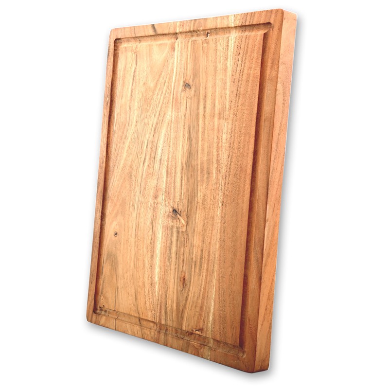 Easyshopforeveryone Premium Acacia Wood Large Rectangular Cutting Board – 1″