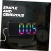 Mobestech Large LED Digital Alarm Clock for Bedroom Stylish Table