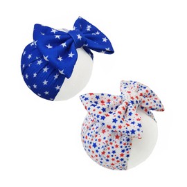 LDDCX 4th of July Bows for Baby Girls Headband, Newborn Bows Headbands Baby Hair Bows Hairbands Hair Accessories.(FD104-4th of July)