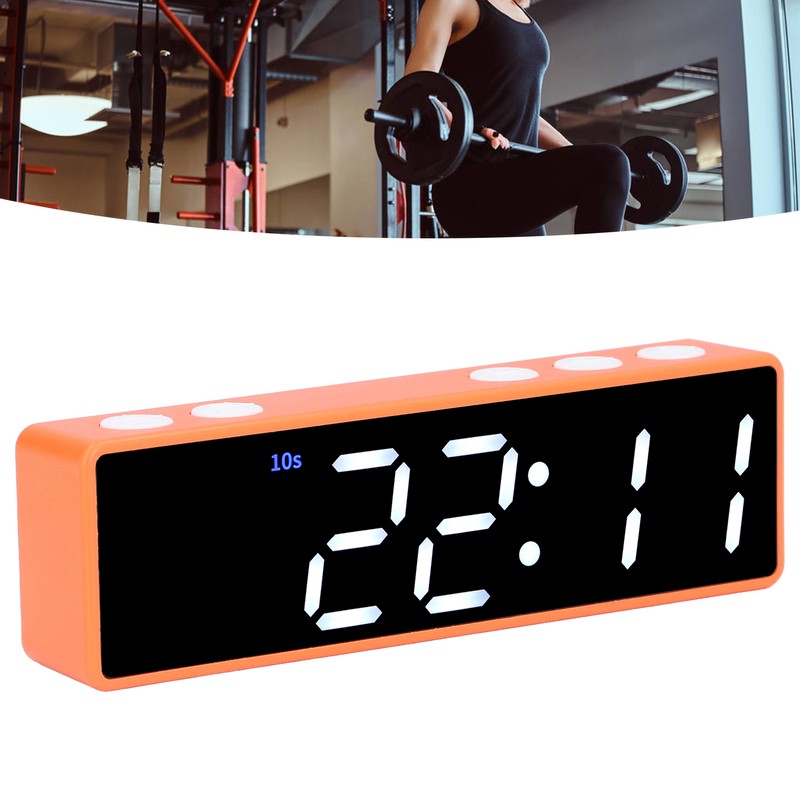 Training Timer LED Digital Timer Multifunctional Electronic Desktop Clock for