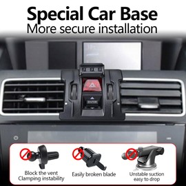 LUNQIN Car Phone Holder Mount for Subaru Forester 2014 2015 2016 2017 2018 Auto Accessories Interior Decoration Mobile Cell Smartphone Bracket
