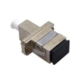 Conectra - Fibre Optic Adapter for FTTH FTTx | LC/APC Female to SC/APC Female | Simplex | Single Mode | Metal Housing (Pack of 1)