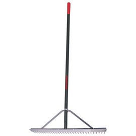 Jur_Global Landscape Rake,30 in. W,Aluminum Handle Razor-Back 63137GR